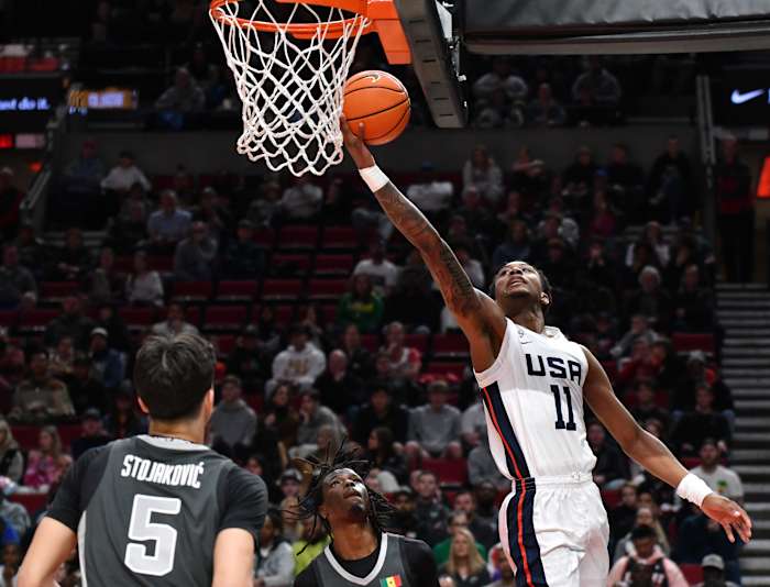 Nike Hoop Summit men's game April 8 2023 Taylor Balkom 28